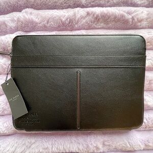 Ted Baker Black Zipper Portfolio